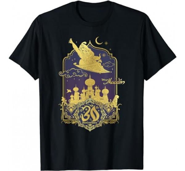 Disney Aladdin 30th Aladdin And Jasmine Magic Carpet Alt T-Shirt Disney Aladdin 30th Aladdin And Jasmine Magic Carpet Alt T-Shirt